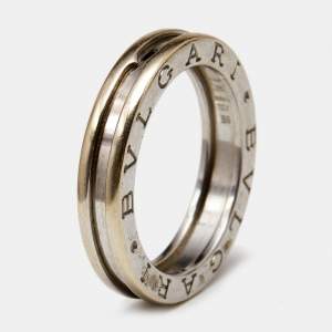 Bvlgari B.Zero1 1-Band 18k White Gold Ring Size 59