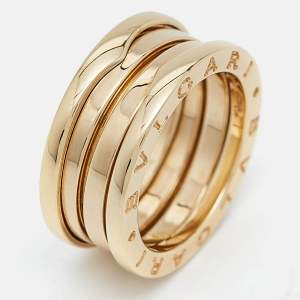 Bvlgari B.Zero1 3-Band 18k Yellow Gold Ring Size 51