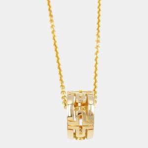 Bvlgari Parentesi Necklace 18k Yellow Gold Gold Metal