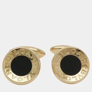 Bvlgari 18K Yellow Gold Bvlgari Bvlgari Cufflinks