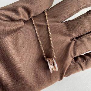 Bvlgari B.Zero1 Necklace 18K Rose Gold with Diamonds