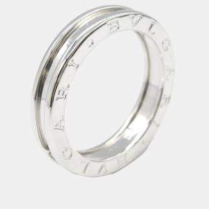 Bvlgari 18K White Gold B.Zero1 Band Ring EU 60