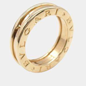 Bvlgari 18K Rose Gold B.Zero1 Band Ring EU 49