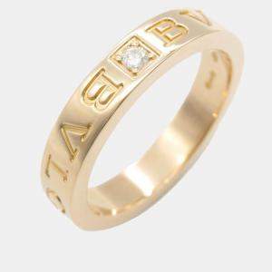 Bvlgari 18K Rose Gold, Diamond Bvlgari Bvlgari Ring EU 54