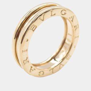 Bvlgari 18K Rose Gold B.Zero1 Band Ring EU 50