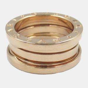 Bvlgari 18K Rose Gold B.Zero1 Band Ring EU 48
