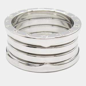 Bvlgari 18K White Gold B.Zero1 Band Ring EU 55