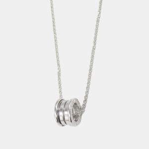 Bvlgari 18K White Gold B.Zero1 Pendant Necklace