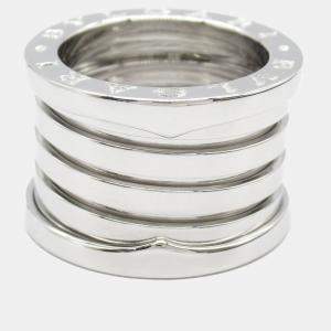 Bvlgari 18K White Gold B.Zero1 Band Ring EU 50