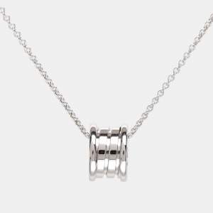 Bvlgari B.Zero1 18k White Gold Pendant Necklace