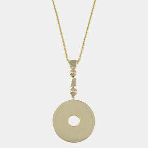Bvlgari 18K Yellow Gold Lucia Pendant Necklace