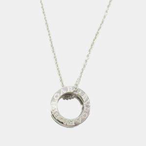 Bvlgari 18K White Gold Small B.zero1 Pendant Necklace
