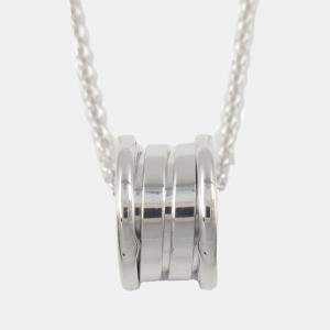 Bvlgari 18K White Gold Small B.zero1 Pendant Necklace