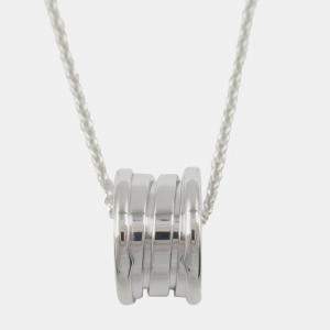 Bvlgari 18K White Gold Small B.zero1 Pendant Necklace