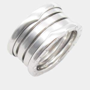 Bvlgari B.Zero1 18K White Gold Band Ring EU 53