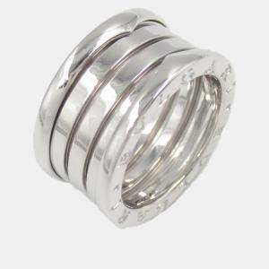 Bvlgari B.Zero1 18K White Gold Band Ring EU 51