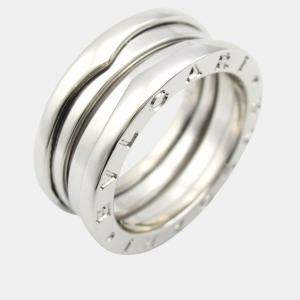 Bvlgari B.Zero1 18K White Gold Band Ring EU 52