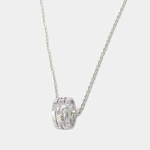 Bvlgari Parentesi 18K White Gold Pendant Necklace
