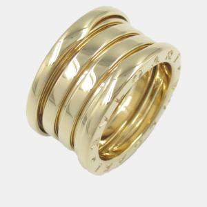 Bvlgari B.Zero1 18K Yellow Gold Band Ring EU 50