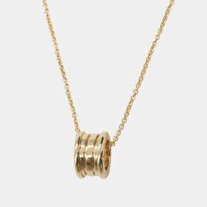 Bvlgari B.Zero1 18K Yellow Gold Pendant Necklace