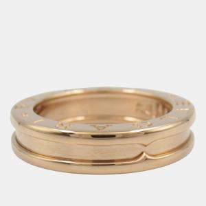 Bvlgari B.Zero1 18K Rose Gold Ring EU 67