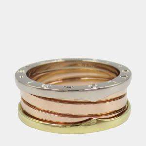 Bvlgari B-Zero1 Perfect Mistake 18K Yellow, White, Rose Gold Ring EU 61