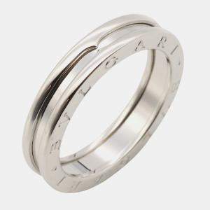 Bvlgari B-Zero1 1 Band 18K White Gold Ring EU 62
