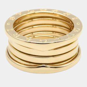 Bvlgari B-Zero1 4 Bands 18K Yellow Gold Ring EU 55