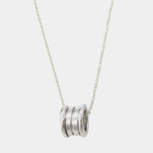 Bvlgari B-Zero1 18K White Gold Pendant Necklace  