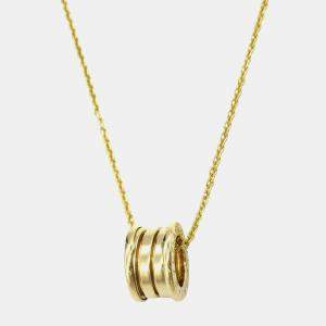 Bvlgari B.Zero1 18K Yellow Gold Pendant Necklace