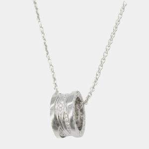 Bvlgari B-Zero1 18K White Gold Diamond Necklace