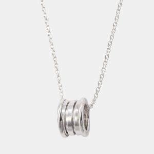 Bvlgari B.Zero1 18K White Gold Pendant Necklace