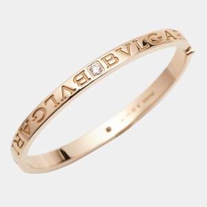 Bvlgari Bvlgari Bvlgari Diamonds 18k Rose Gold Bracelet S