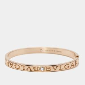 Bvlgari Bvlgari Bvlgari Diamonds 18k Rose Gold Bracelet S