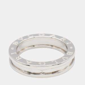 Pre Owned Bvlgari B.Zero1 1-Band 18K White Gold Ring EU 53