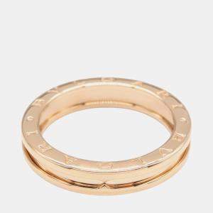 Bvlgari B.Zero1 1-Band 1 18K Rose Gold Ring EU 64