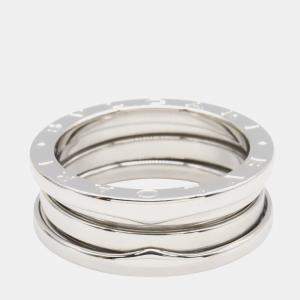 Bvlgari B.Zero1 3-Band 18K White Gold Ring EU 56