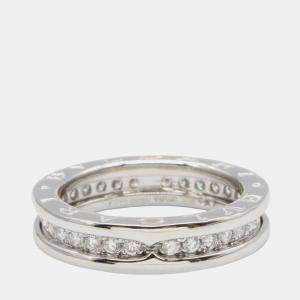 Bvlgari B.Zero1 White Gold, Diamond Ring EU 52