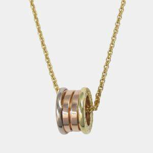 Pre Owned Bvlgari B.Zero1 18K Yellow, Rose, White Gold Necklace