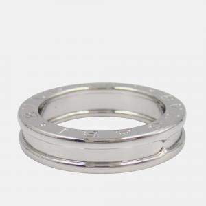 Pre Owned Bvlgari B.Zero1 1-Band 18K White Gold Ring EU 50