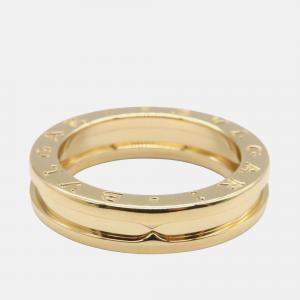 Pre Owned Bvlgari B.Zero1 1-Band 18K Yellow Gold Ring EU 50