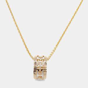 Pre Owned Bvlgari Parentesi 18K Rose Gold Pendant Necklace