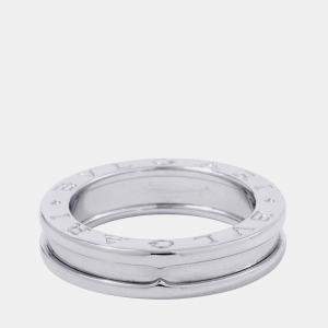 Pre Owned Bvlgari B.Zero1 1-Band 18K White Gold Ring EU 51