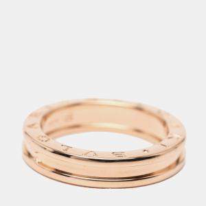 مملوكة مسبقًا Bvlgari 18K Rose Gold B.Zero1 One Band Ring EU 57