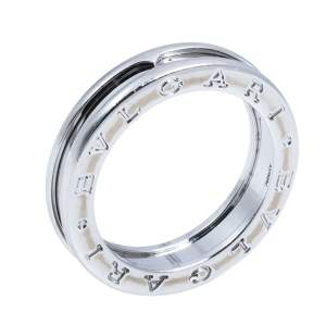Bvlgari B.zero1 One-Band 18K White Gold Ring 56