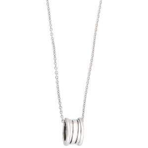 Pre Owned Bvlgari 18K White Gold B.Zero1 Necklace Length: 16 inches