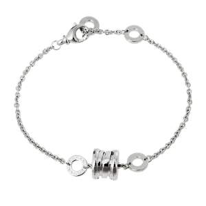 Pre Owned Bvlgari B.Zero1 18K White Gold Soft Bracelet