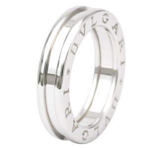 Bvlgari B.Zero1 1-Band White Gold Ring Size EU 51