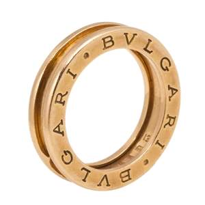 Bvlgari B.Zero1 18K Rose Gold 1-Band Ring Size 51