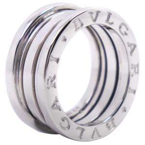 Bvlgari B.Zero1 18K White Gold Ring EU 48